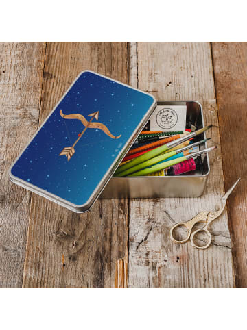 Mr. & Mrs. Panda Kaffeedose Sternzeichen Schütze ohne Spruch in Sternenhimmel Blau