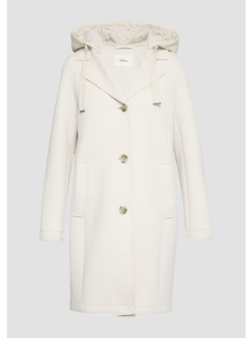 s.Oliver Outdoor-Mantel in 0330_wollweiß