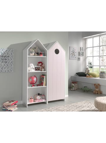 58 aufm Kessel REGALSCHRANK Set Kania MDF+Holzwerkstoff Weiß /Pink