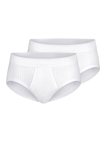 Schiesser Slip / Unterhose Cotton Essentials Authentic in Weiß