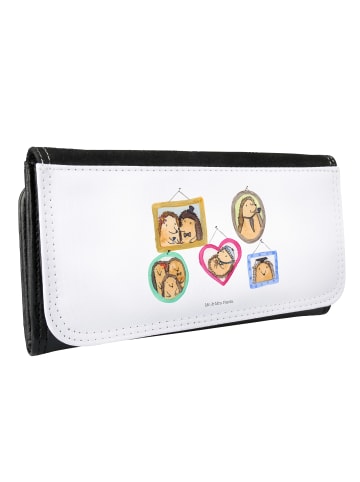 Mr. & Mrs. Panda Damen Geldbeutel Igel Familie ohne Spruch in Weiß