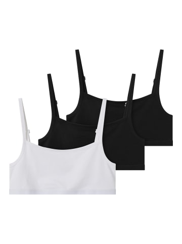 TWO SOON 3er-Pack Trägertop in Black