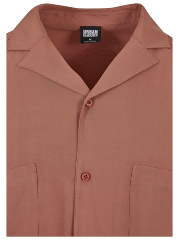 Urban Classics Short Sleeve Shirt in terracotta