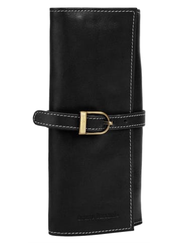 Bruno Banani Schmuckrolle echt Leder in schwarz
