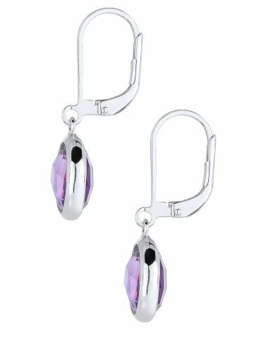 Elli Ohrringe 925 Sterling Silber in Violett