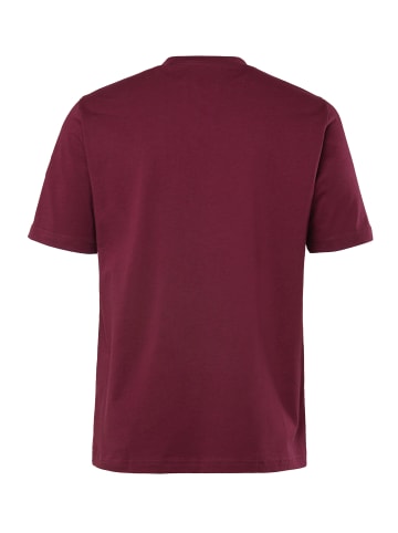 JP1880 Kurzarm T-Shirt in dunkel weinrot