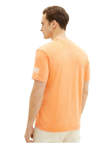 Tom Tailor Rundhals T-Shirt für Damen in orange