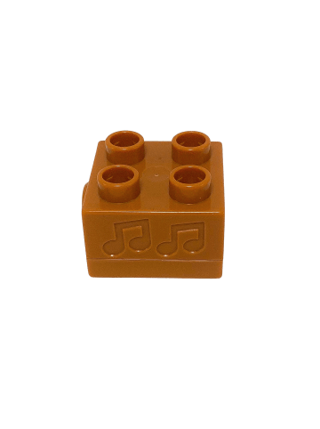 LEGO DUPLO® 2x2 Effektstein Soundstein Urwald 10974 1x Teile - ab 18 Monaten in brown