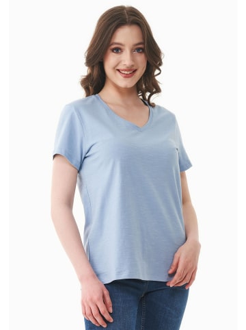 Organication T-Shirt "WCASUAL002" in Eisblau