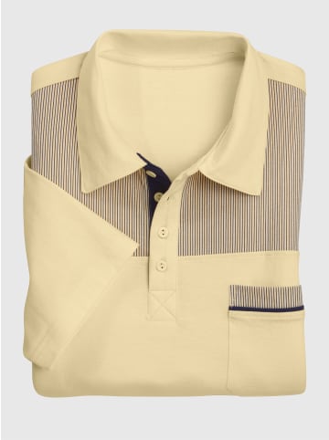 Sieh an! Poloshirt in vanille-marine