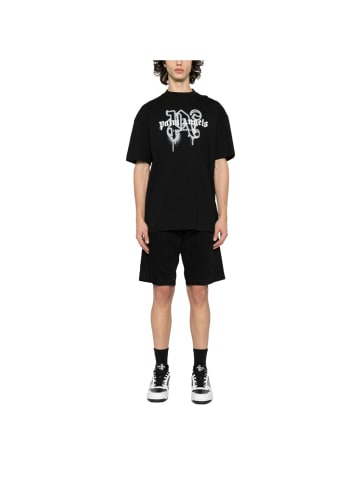 Palm Angels Los Angeles Monogram Print T-Shirt Schwarz