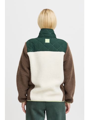 TheJoggConcept. Fleecejacke JCBERRI JACKET 6 22800561 bunte kuschelige Jacke in Grün