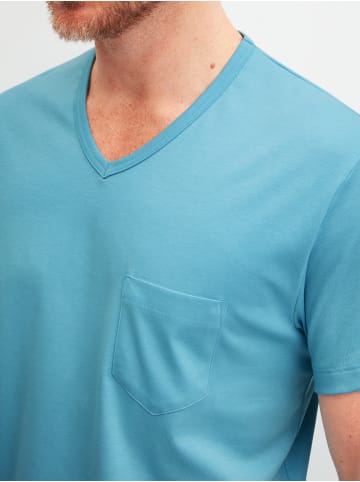 Calida Pyjama in retro blue