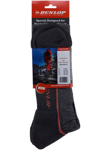 Dunlop Bekleidung Socke Flame in schwarz/grau in schwarz/grau