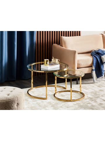 Beliani Couchtisch GRANGE in Gold