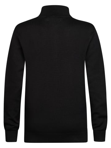 Petrol Industries Strickpullover mit Reißverschluss ironshore in Schwarz
