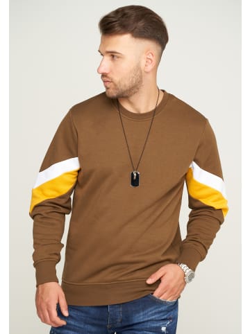 Jack & Jones Sweatshirt - JACOB INFINITY SWEAT CREW NECK in Desert Palm