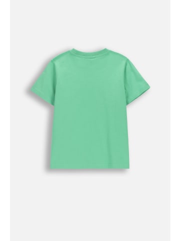 Coccodrillo Baumwoll-t-shirt mit kurzen Ärmeln in grün