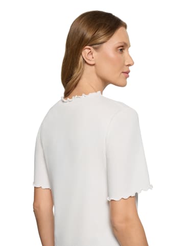 CARTOON Halbarm-Shirt mit Kragen in Rohweiß