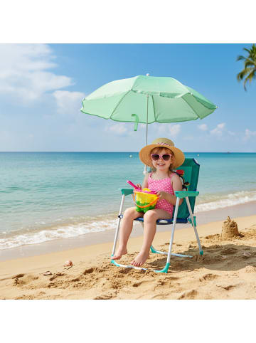 relaxdays Kinder-Klappstuhl „Polizei“ in Bunt – (B)36 x (H)51,5 x (T)37,5 cm