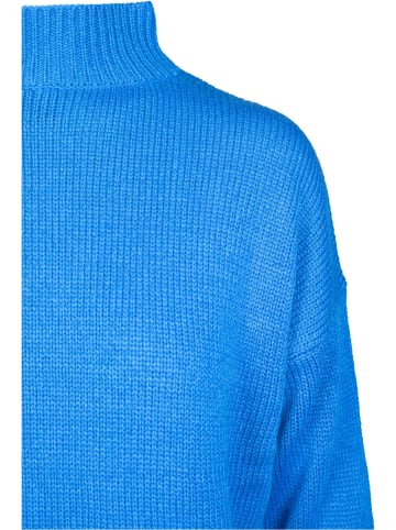 Urban Classics Urban Classics Damen Ladies Oversize Turtleneck Sweater in brightblue