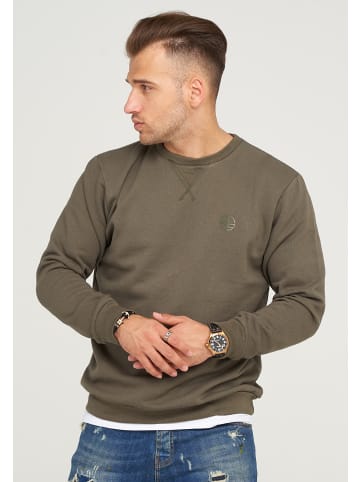 SOULSTAR Sweatshirt PORT LOUIS in Olive