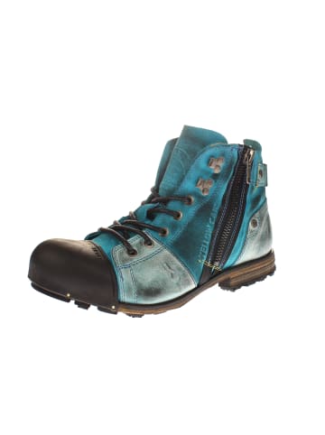 Yellow Cab Boots in Blau