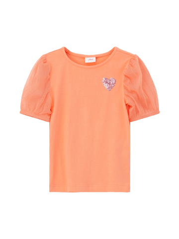 s.Oliver T-Shirt kurzarm in Orange