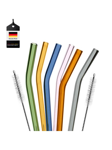 bremermann 6er Glas-Trinkhalme