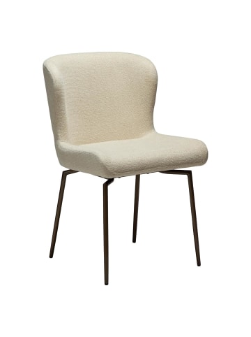 ebuy24 Esszimmerstuhl Glam Offwhite 2er Set