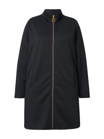 Ulla Popken Sweatjacke in schwarz