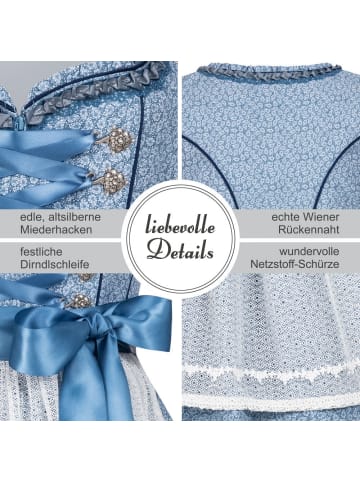 Nübler Mini-Dirndl Amanda in Blau