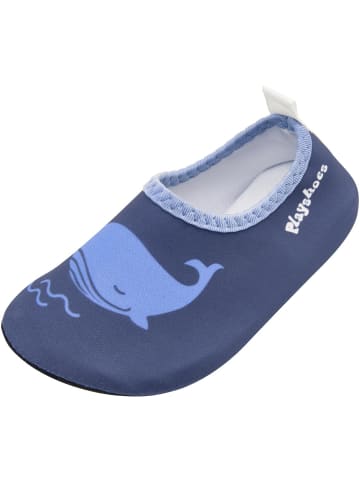 Playshoes Kinder Barfußschuh "Barfuß-Schuhe Wal" in Blau