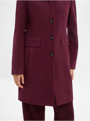 comma Mantel in bordeaux