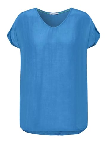 Cecil Halbarmbluse in Azure Blue