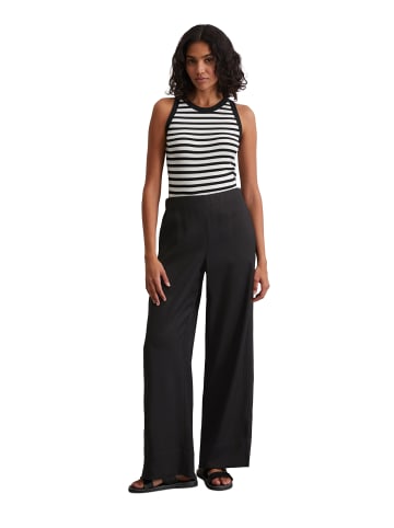 Marc O'Polo Hose wide in Schwarz