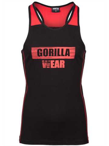 Gorilla Wear Wallace Tank Top - Schwarz/Rot