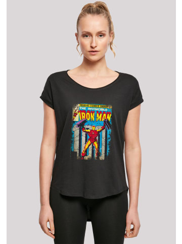 F4NT4STIC Long Cut T-Shirt Marvel Iron Man Cover in schwarz