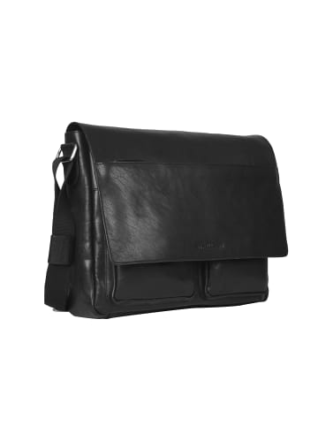 Strellson Messenger 'Kenley Jeremy in Schwarz 39,00 x 31,00 x 9,00 cm'