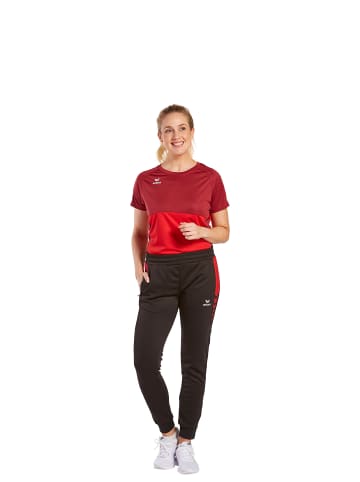 erima Damen Six Wings Trainingshose in schwarz/rot