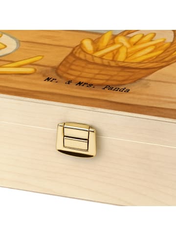 Mr. & Mrs. Panda Tee Organizer Panda Pommes Gebet Design mit Spruch in Weiß
