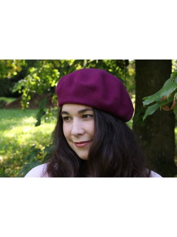 BREITER Baskenmütze in rot