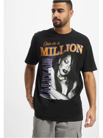 Mister Tee Mister Tee Unisex Aaliyah One In A Million Oversize Tee in black
