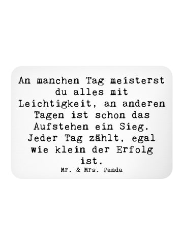 Mr. & Mrs. Panda Magnet Spruch Leichtigkeit im Alltag mit Spruch in Weiß