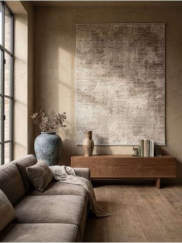 KADIMA DESIGN Läufer Abstrakt pflegeleicht Wohnzimmer Schlafzimmer Flur Esszimmer in Beige