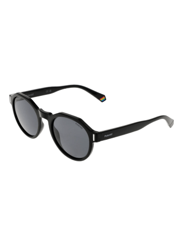 Polaroid Unisex Sonnenbrille Rund Schwarz
