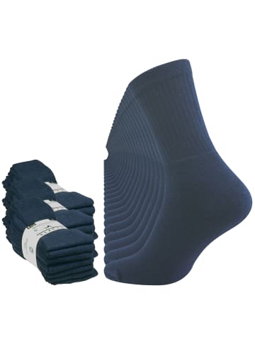 VCA® 24 Paar Tennissocken Sport- und Freizeitsocken in Blau