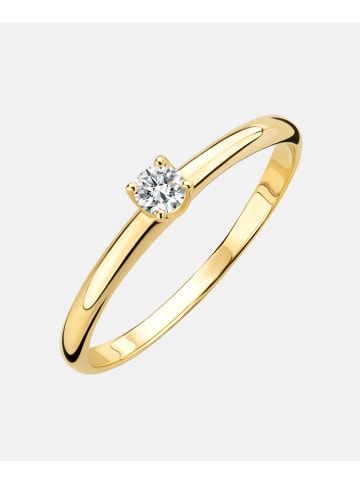 Diamant L'éternel Ring aus 375 Gelbgold mit Diamant