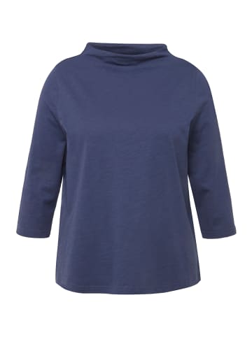 Ulla Popken Shirt in blau grau