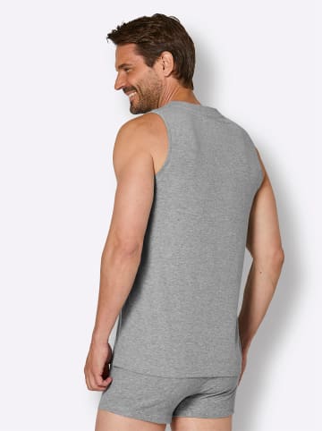 WITT WEIDEN Shirt in schwarz + grau-meliert + marine